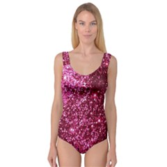 Pink Glitter Princess Tank Leotard 