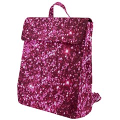 Pink Glitter Flap Top Backpack by Hannah976