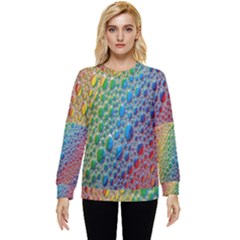 Bubbles Rainbow Colourful Colors Hidden Pocket Sweatshirt by Hannah976