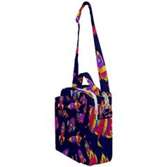 Space Patterns Crossbody Day Bag