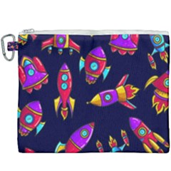 Space Patterns Canvas Cosmetic Bag (xxxl)