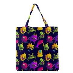 Space Patterns Grocery Tote Bag by Hannah976