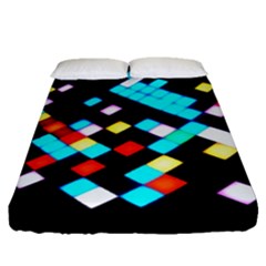 Dance Floor Fitted Sheet (queen Size) by Hannah976