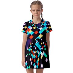 Dance Floor Kids  Asymmetric Collar Dress by Hannah976