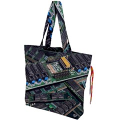 Computer Ram Tech - Drawstring Tote Bag by Hannah976