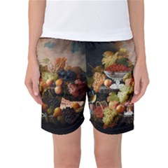 Abundance Of Fruit Severin Roesen Women s Basketball Shorts