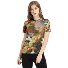 Abundance Of Fruit Severin Roesen Women s Short Sleeve Rash Guard by Hannah976