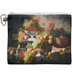 Abundance Of Fruit Severin Roesen Canvas Cosmetic Bag (xxxl)