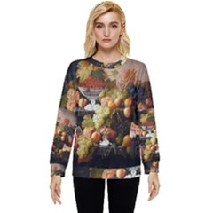 Abundance Of Fruit Severin Roesen Hidden Pocket Sweatshirt by Hannah976