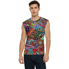 Vector Art Pattern - Men s Raglan Cap Sleeve T-shirt by Hannah976