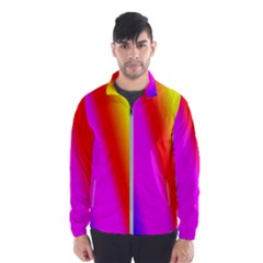Multi Color Rainbow Background Men s Windbreaker