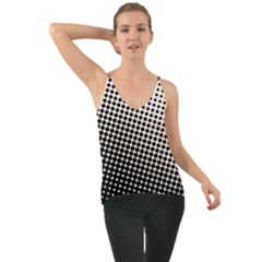 Background-wallpaper-texture-lines Dot Dots Black White Chiffon Cami by Hannah976