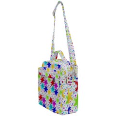 Snowflake Pattern Repeated Crossbody Day Bag by Hannah976