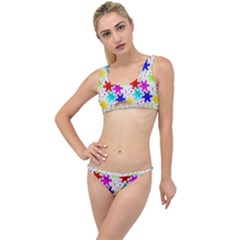 Snowflake Pattern Repeated The Little Details Bikini Set