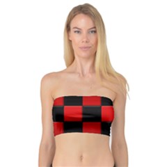 Black And Red Backgrounds- Bandeau Top by Hannah976