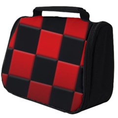 Black And Red Backgrounds- Full Print Travel Pouch (big)