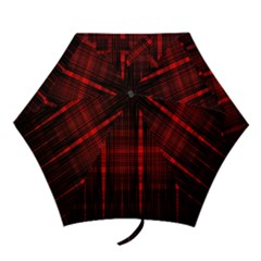 Black And Red Backgrounds Mini Folding Umbrellas