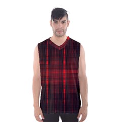 Black And Red Backgrounds Men s Basketball Tank Top