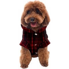 Black And Red Backgrounds Dog Coat by Hannah976