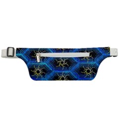 Blue Bee Hive Pattern Active Waist Bag by Hannah976