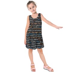 Close Up Code Coding Computer Kids  Sleeveless Dress by Hannah976