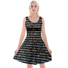 Close Up Code Coding Computer Reversible Velvet Sleeveless Dress