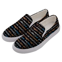 Close Up Code Coding Computer Men s Canvas Slip Ons by Hannah976