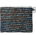 Close Up Code Coding Computer Canvas Cosmetic Bag (XXXL) View2