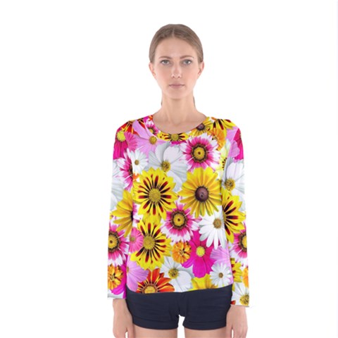 Flowers Blossom Bloom Nature Plant Women s Long Sleeve T-shirt by Hannah976