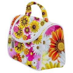 Flowers Blossom Bloom Nature Plant Satchel Handbag by Hannah976