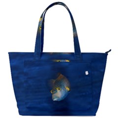 Fish Blue Animal Water Nature Back Pocket Shoulder Bag  by Hannah976