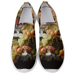 Abundance Of Fruit Severin Roesen Men s Slip On Sneakers by Hannah976