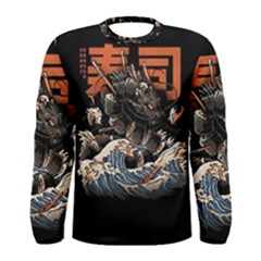 Sushi Dragon Japanese Men s Long Sleeve T-shirt by Bedest