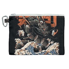 Sushi Dragon Japanese Canvas Cosmetic Bag (xl) by Bedest