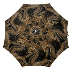 Fantasy Dragon Pentagram Straight Umbrellas