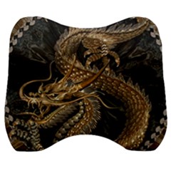 Fantasy Dragon Pentagram Velour Head Support Cushion by Maspions