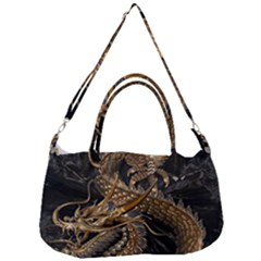 Fantasy Dragon Pentagram Removable Strap Handbag by Maspions