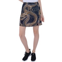 Fantasy Dragon Pentagram Tennis Skirt by Maspions