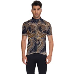 Fantasy Dragon Pentagram Men s Short Sleeve Cycling Jersey by Maspions