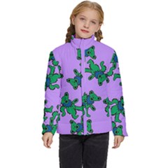 Grateful Dead Bears Kids  Puffer Bubble Jacket Coat