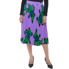 Grateful Dead Bears Classic Velour Midi Skirt 