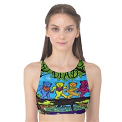 Dancing Bears Grateful Dead Tank Bikini Top by Cendanart