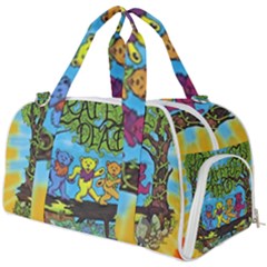 Dancing Bears Grateful Dead Burner Gym Duffel Bag by Cendanart