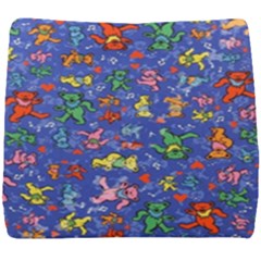 Grateful Dead Bears Pattern Seat Cushion by Cendanart