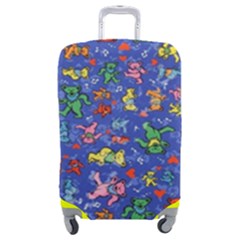 Grateful Dead Bears Pattern Luggage Cover (medium) by Cendanart