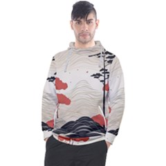 Japanese Nature Spring Garden Men s Pullover Hoodie by Ndabl3x