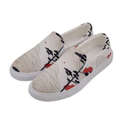 Japanese Nature Spring Garden Women s Canvas Slip Ons by Ndabl3x
