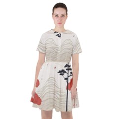 Japanese Nature Spring Garden Sailor Dress