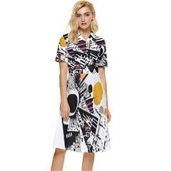 You Wanna Know The Real Me? Button Top Knee Length Dress by essentialimage