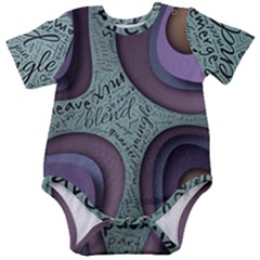 Converge Diverge Mingle Mix Divide Baby Short Sleeve Bodysuit by Paksenen